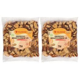 Zestaw Orzechy Brazylijskie Połówki 2x1kg