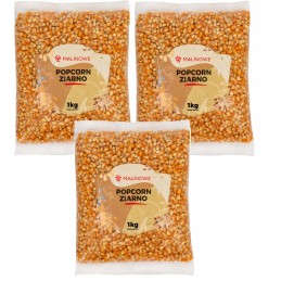 Zestaw Popcorn ziarno 3x1kg 