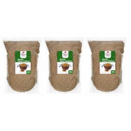 Zestaw Siemię Lniane mielone 3x1kg 