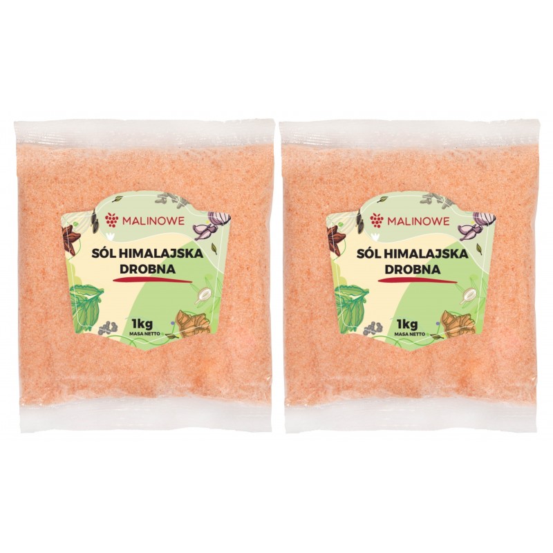 Zestaw Sól Himalajska drobna 2x1kg