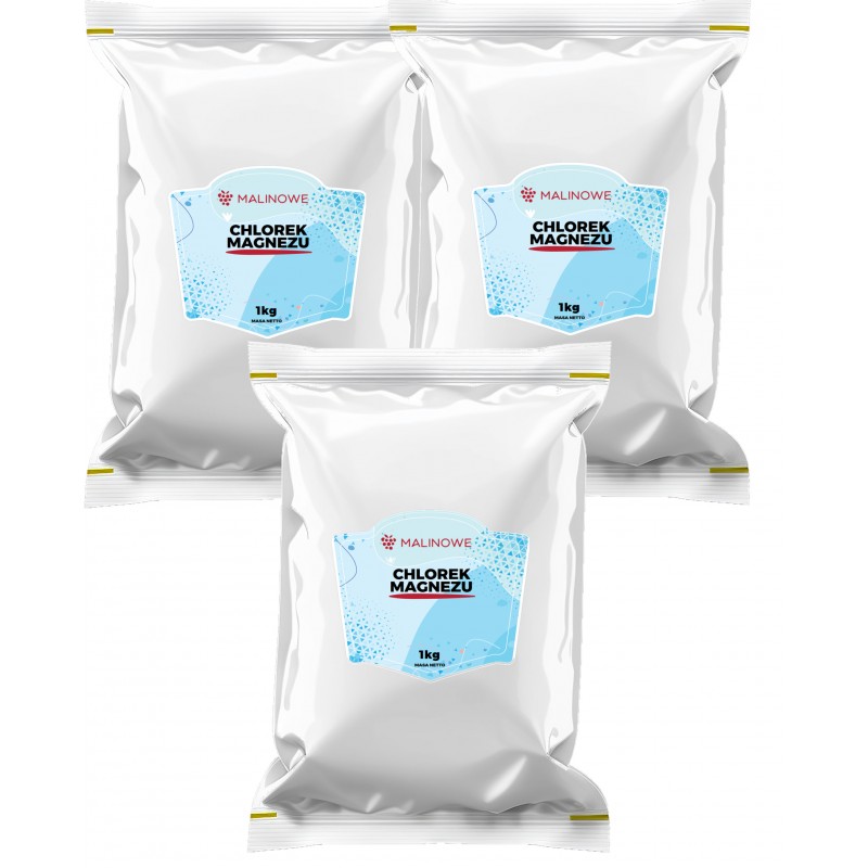 Zestaw Chlorek Magnezu 3x1kg 