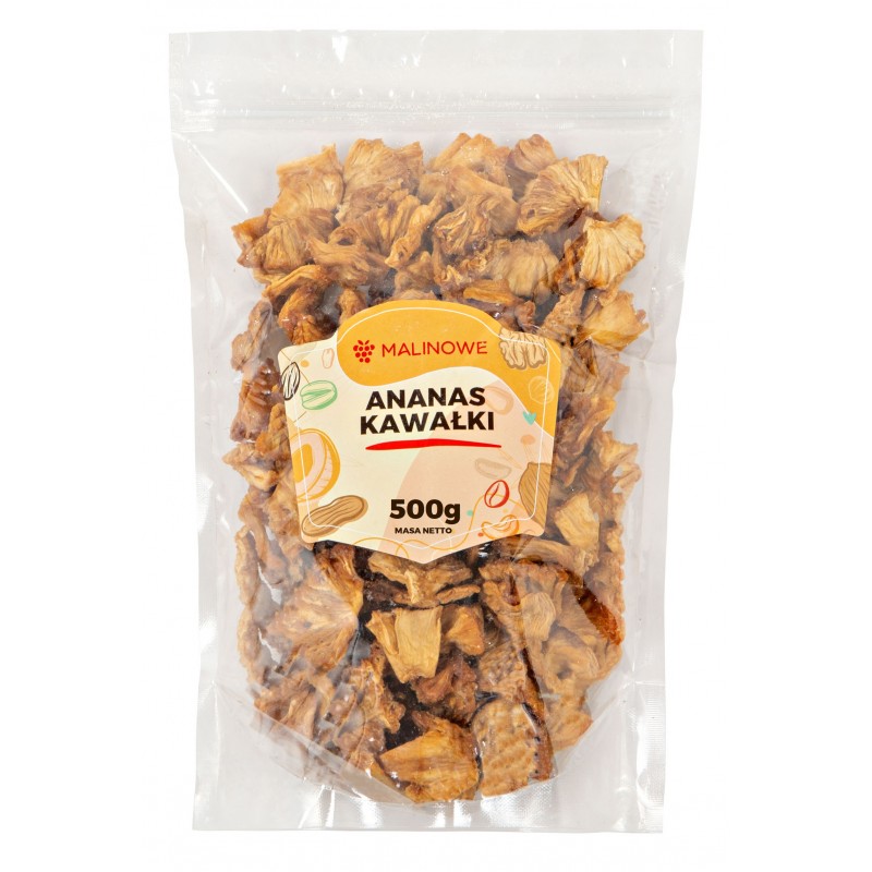 Ananas suszony krążki 500g