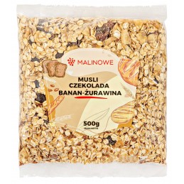 Musli banan-czekolada-żurawina 500g