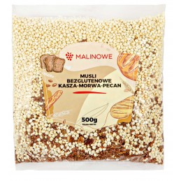 Musli bezglutenowe kasza-morwa-pecan 500g