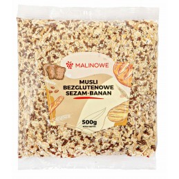 Musli bezglutenowe sezam-banan 500g