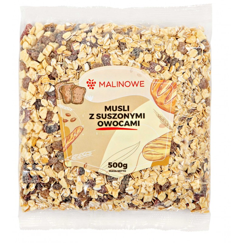 Musli z suszonymi owacami 500g