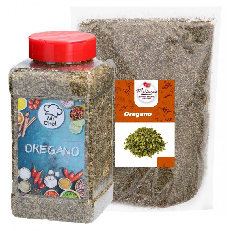 Słoik oregano 160g + 500g