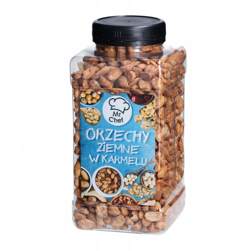 Słoik orzechy ziemne karmel 500g