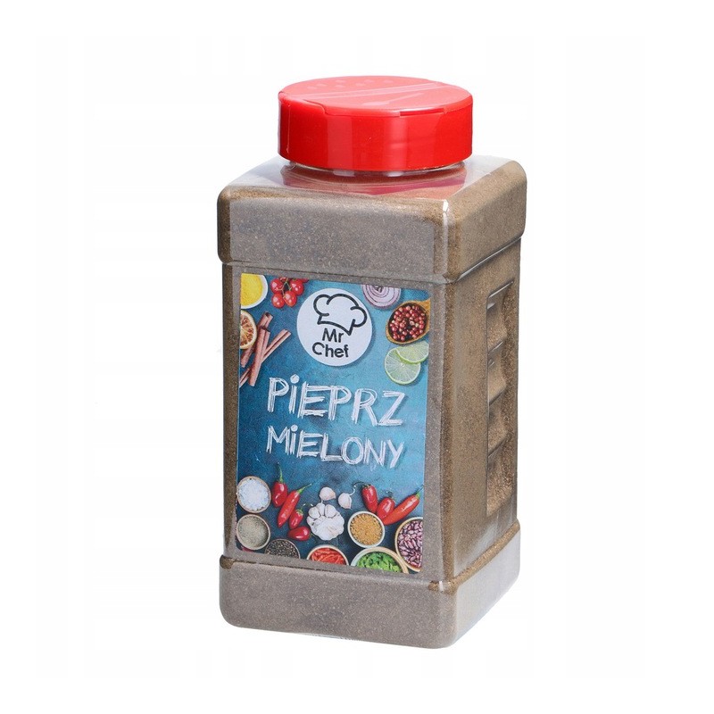 Słoik pieprz czarny mielony 500g