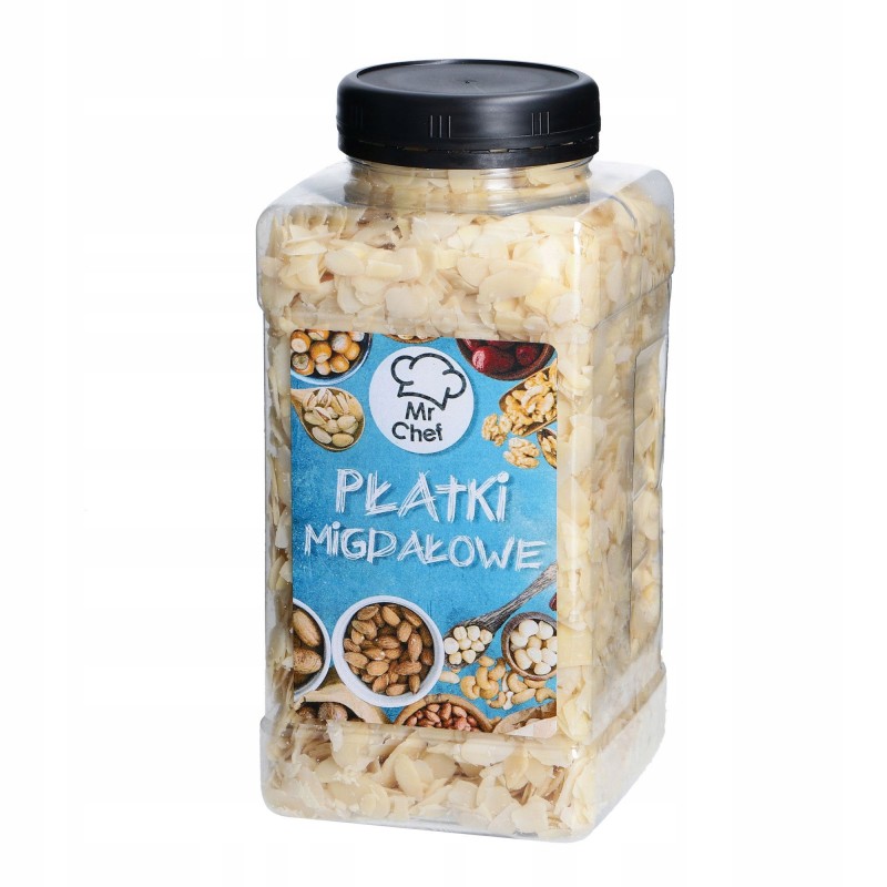 Słoik płatki migdałowe 400g