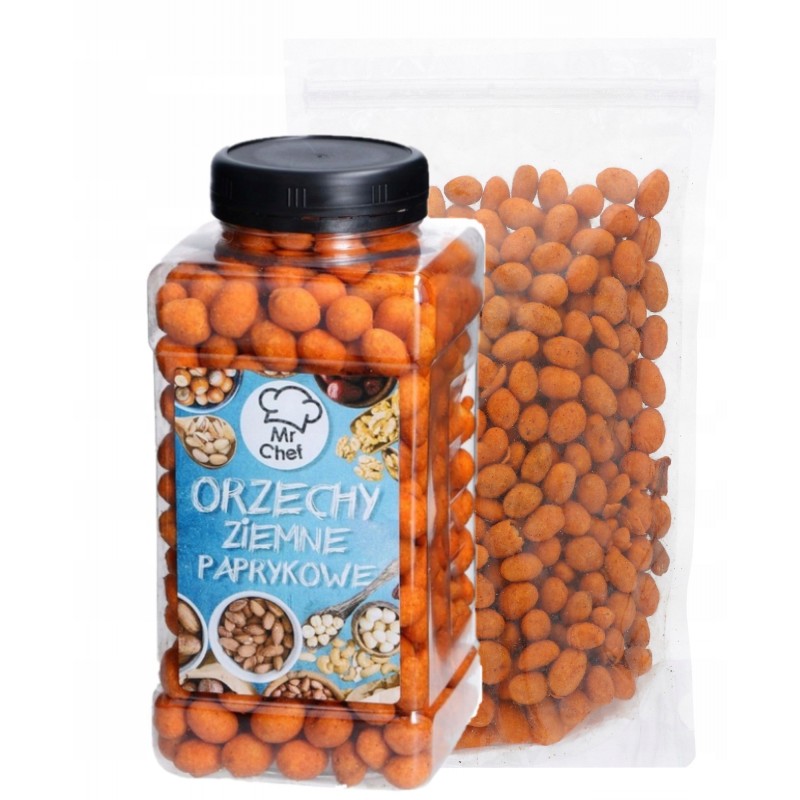 Słoik ziemne paprykowe 400g + 500g