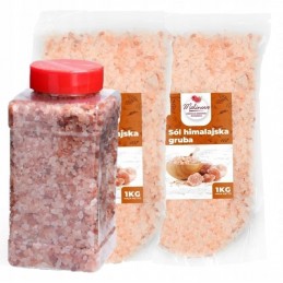 Słoik sól gruba 1kg +2kg