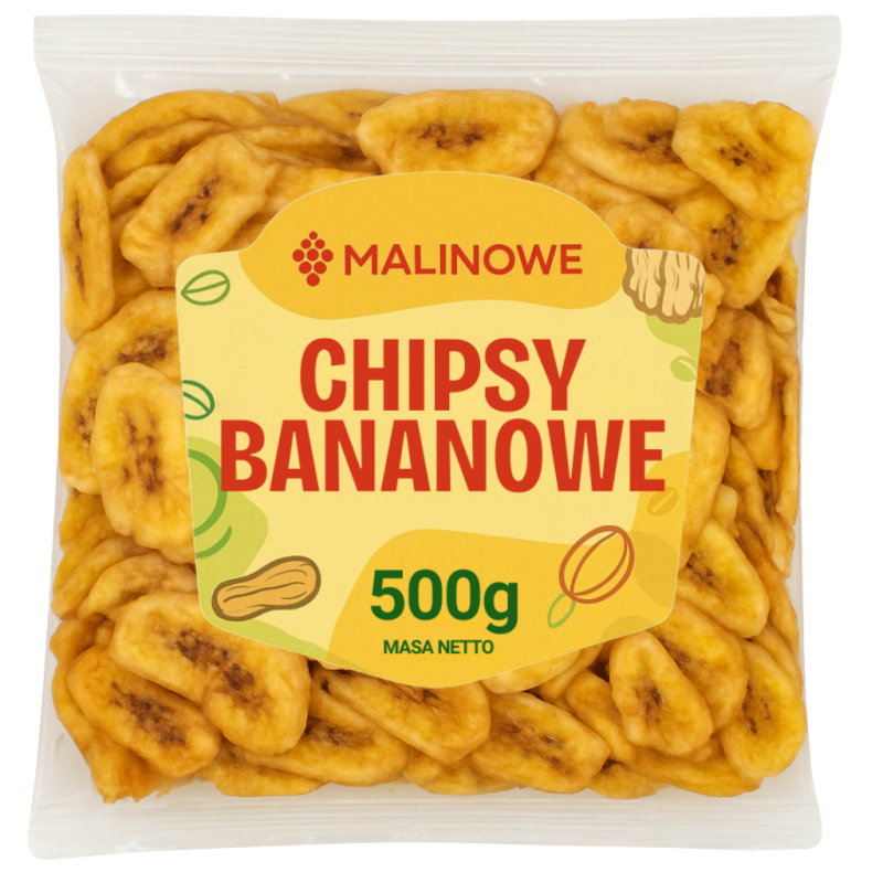 Chipsy bananowe 500g