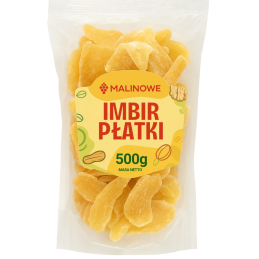 Imbir kandyzowany płatki 500g