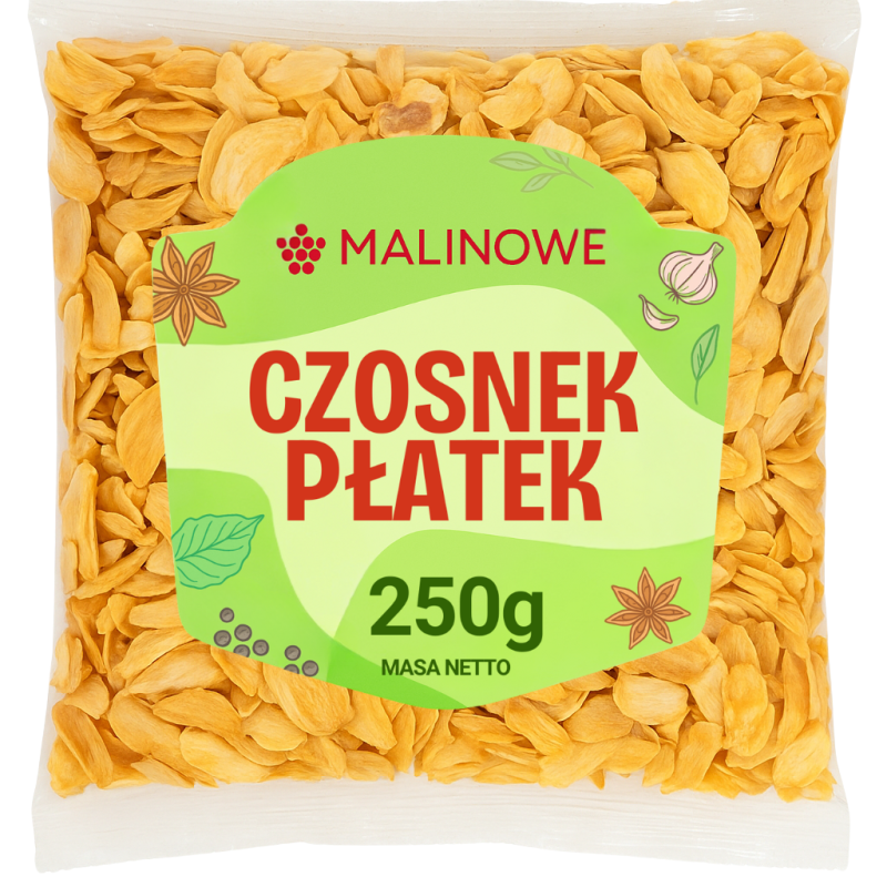 Czosnek płatki suszone 250g