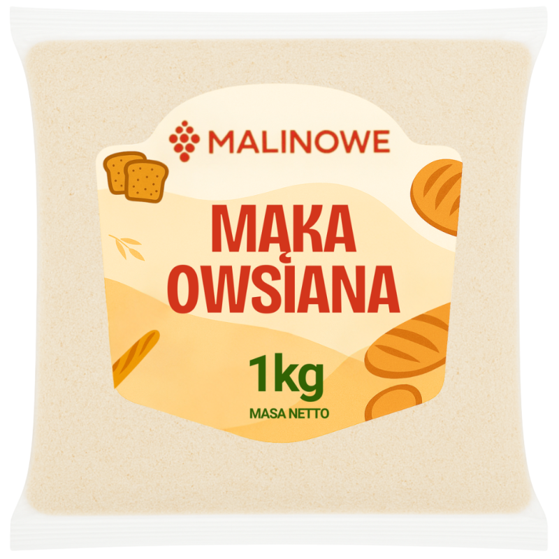 Mąka owsiana 1kg 
