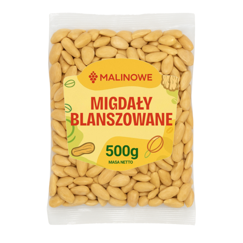 Migdały blanszowane 500g